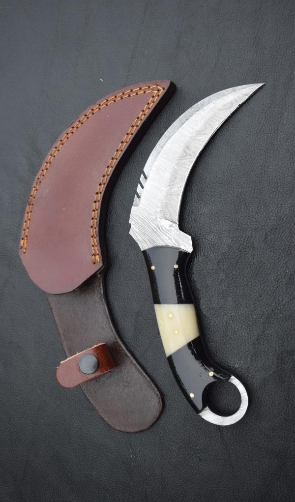Karambit Knife with Black Micarta
